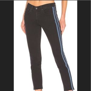RAG & BONE - Mazie Black Jeans Blue Stripe Size 29